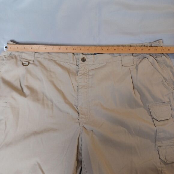 5.11 Tactical Series Pants Mens 48 Beige Cargo Ripstop Utility Outdoor Workwear - Picture 15 of 16
